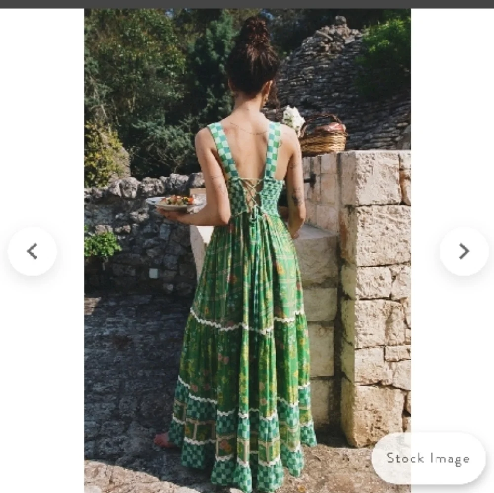 Spell Flora Strappy Maxi Dress - Picture 3 of 14
